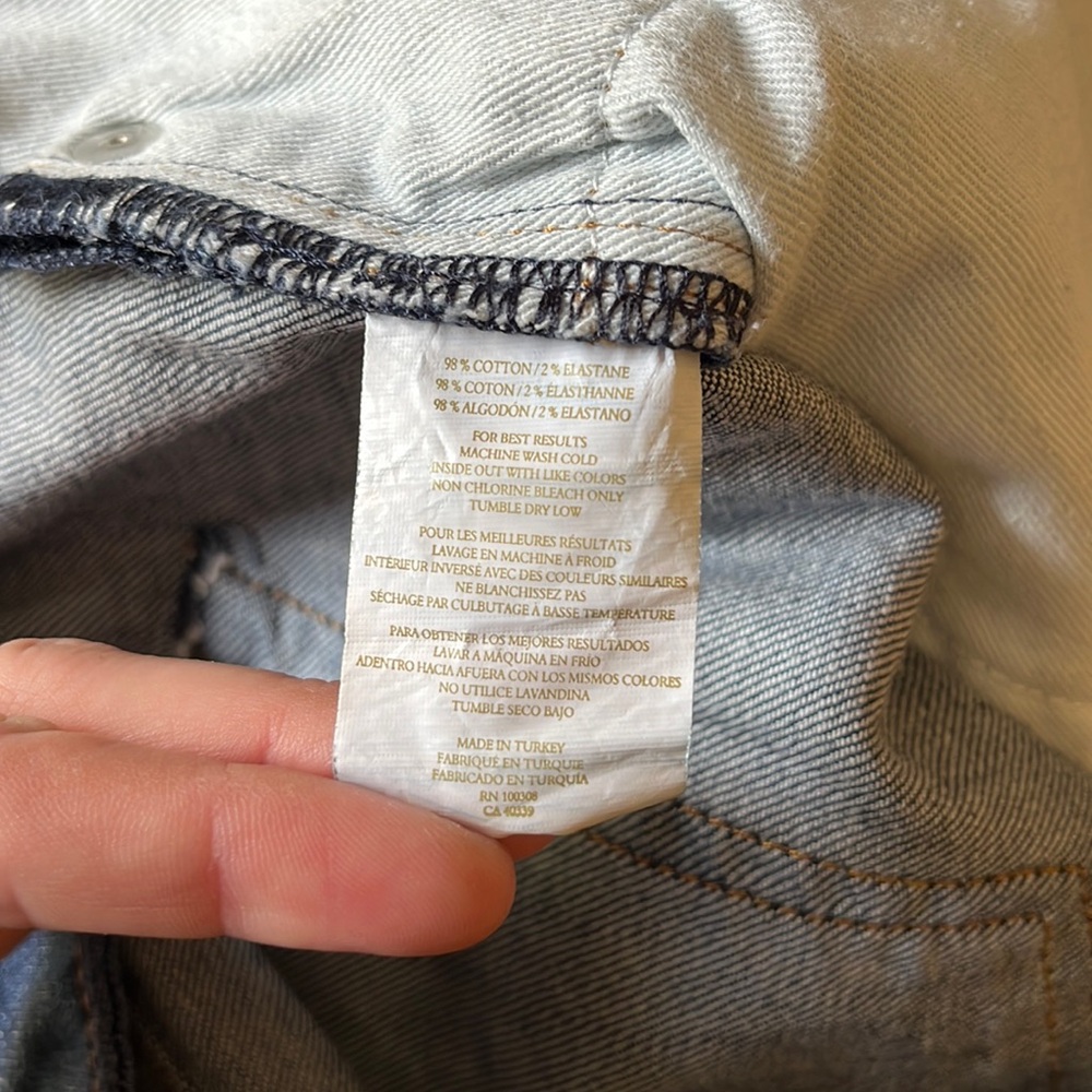 Men’s dark wash Peter Millar jeans. 98% cotton. Size 40. 33.5” inseam. - Picture 5 of 6
